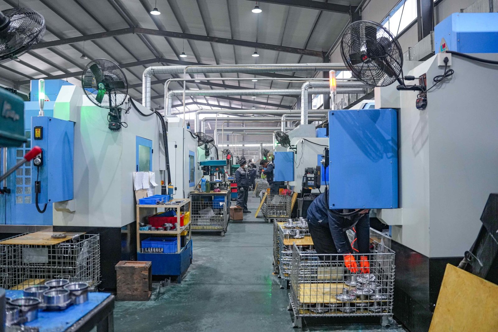 Automated bearing production line